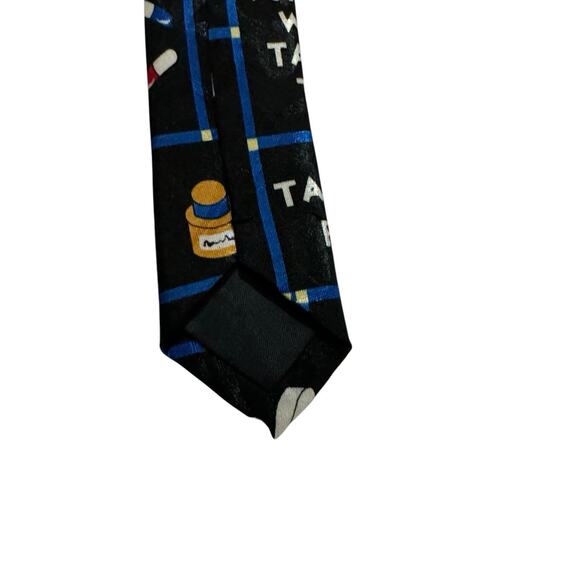 Steven Harris Pharmacist RX Prescription Pills Medicine Men's Vintage Necktie - Picture 6 of 6